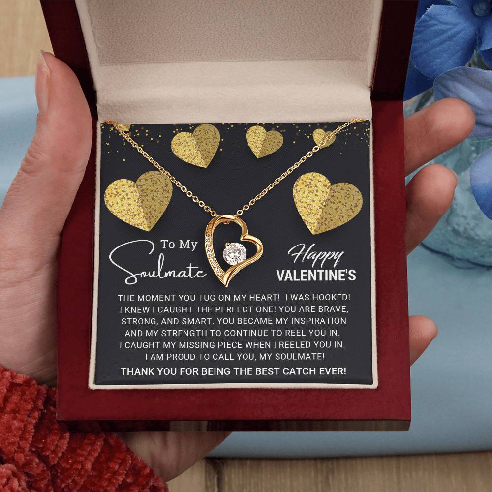 To My Soulmate - Valentine's Day Gift - Forever Love Necklace