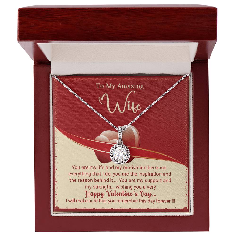 To My Wife - Valentine's Day Gift - Eternal Hope Necklace