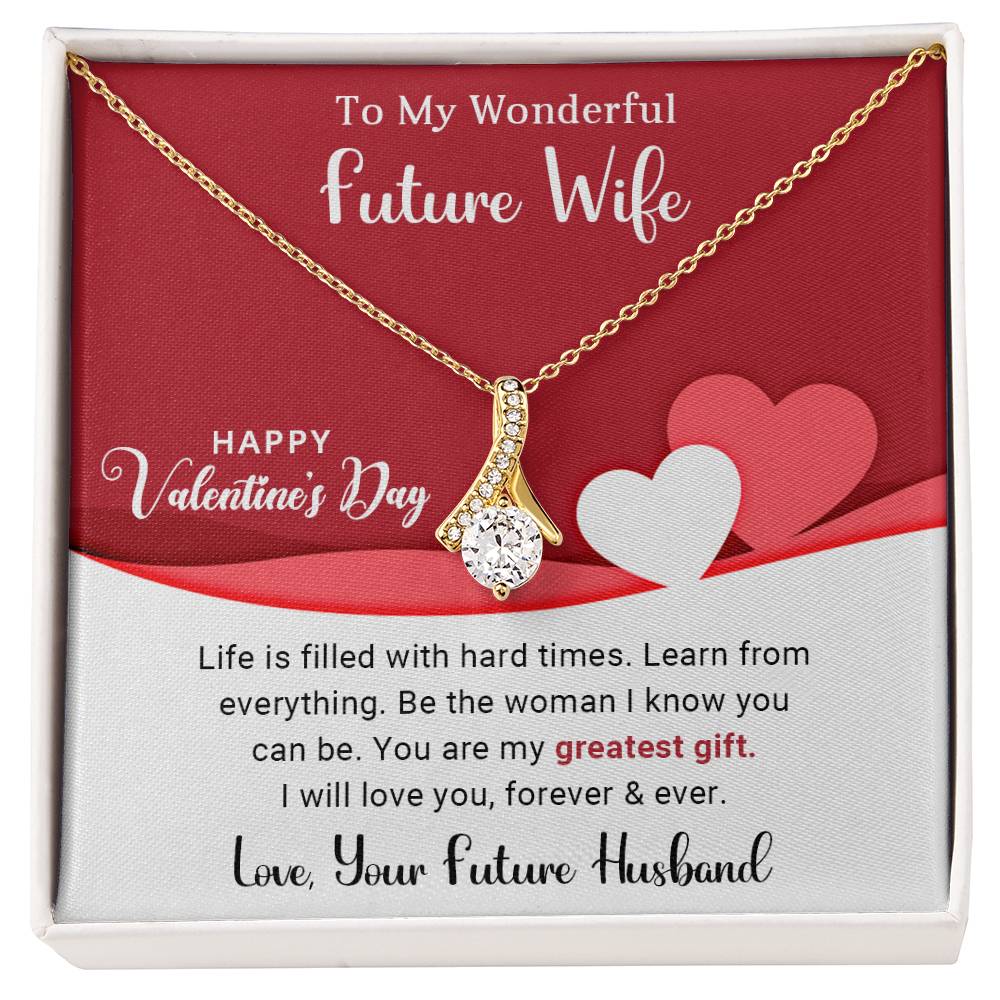 To My Future Wife - Valentine's Day Gift - Alluring Beauty Necklace