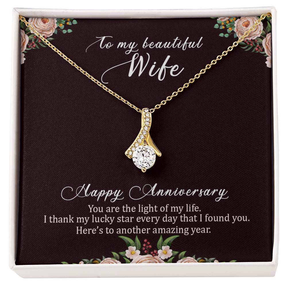 To My Wife - Anniversary Gift - Alluring Beauty Necklace