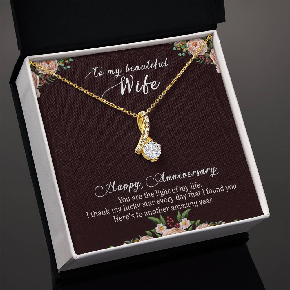 To My Wife - Anniversary Gift - Alluring Beauty Necklace