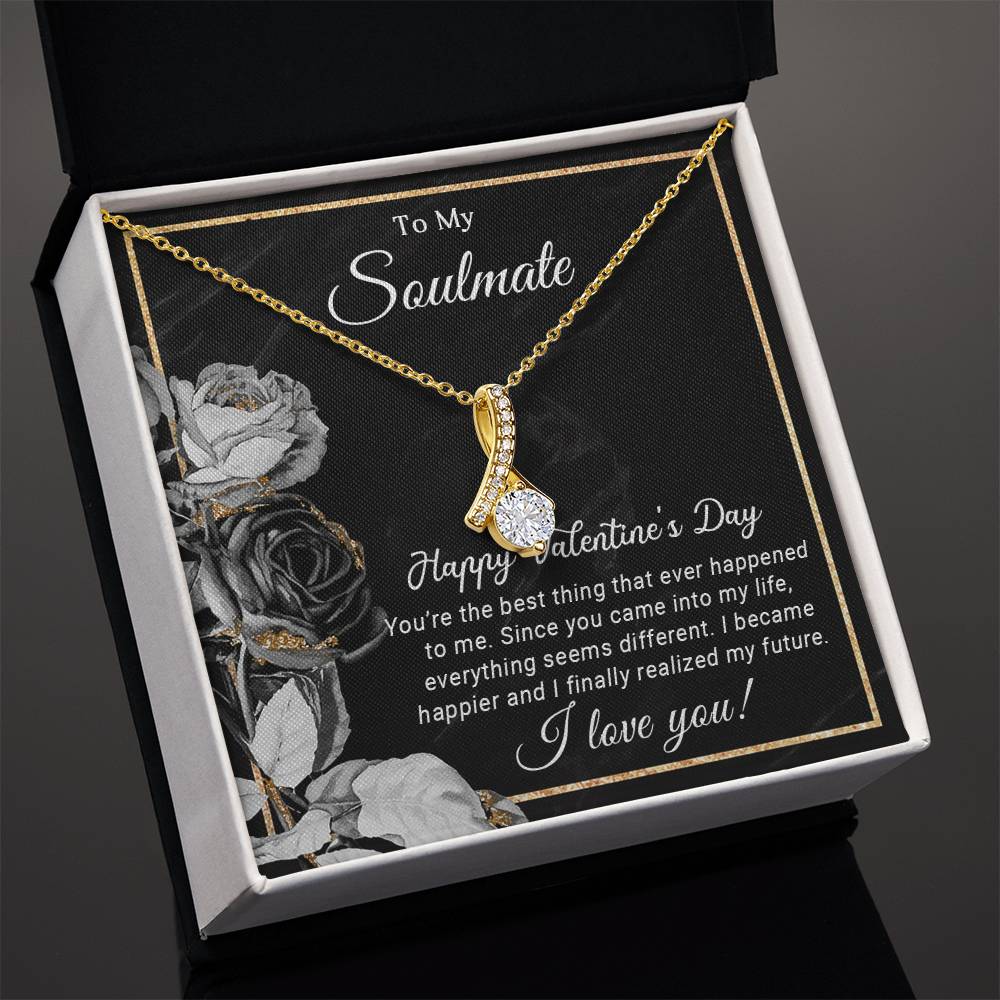 To My Soulmate - Valentine's Day Gift - Alluring Beauty Necklace