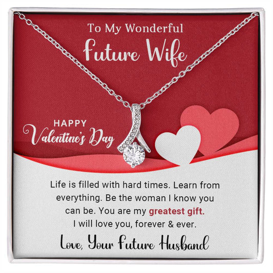 To My Future Wife - Valentine's Day Gift - Alluring Beauty Necklace