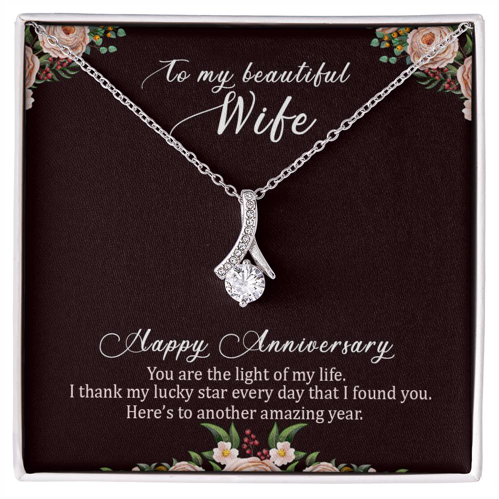 To My Wife - Anniversary Gift - Alluring Beauty Necklace