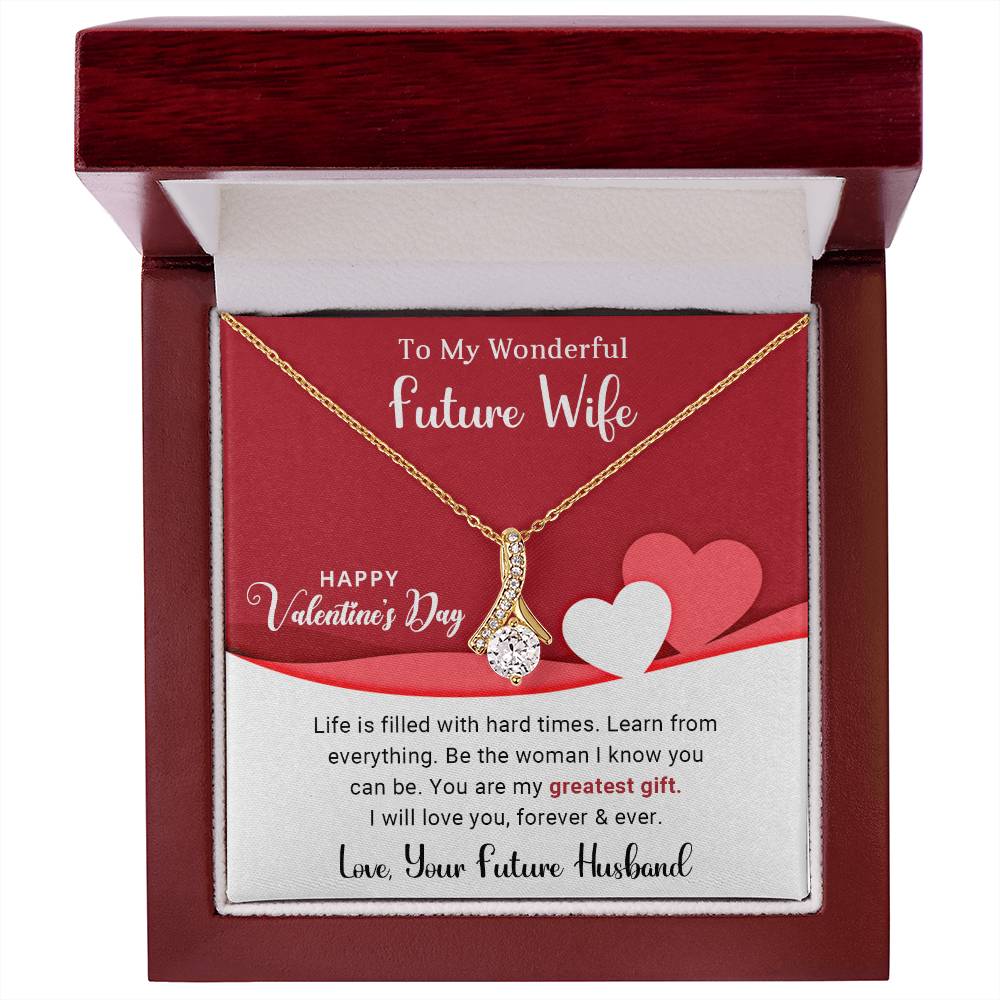 To My Future Wife - Valentine's Day Gift - Alluring Beauty Necklace