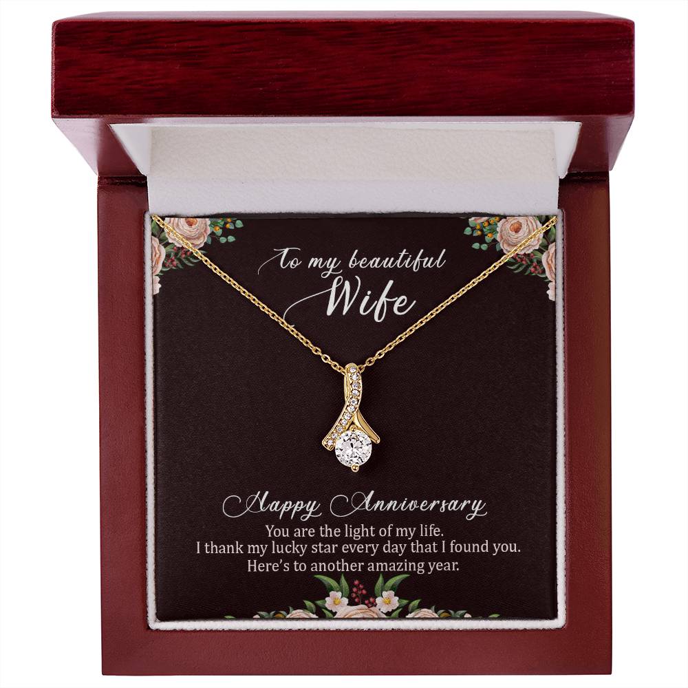 To My Wife - Anniversary Gift - Alluring Beauty Necklace