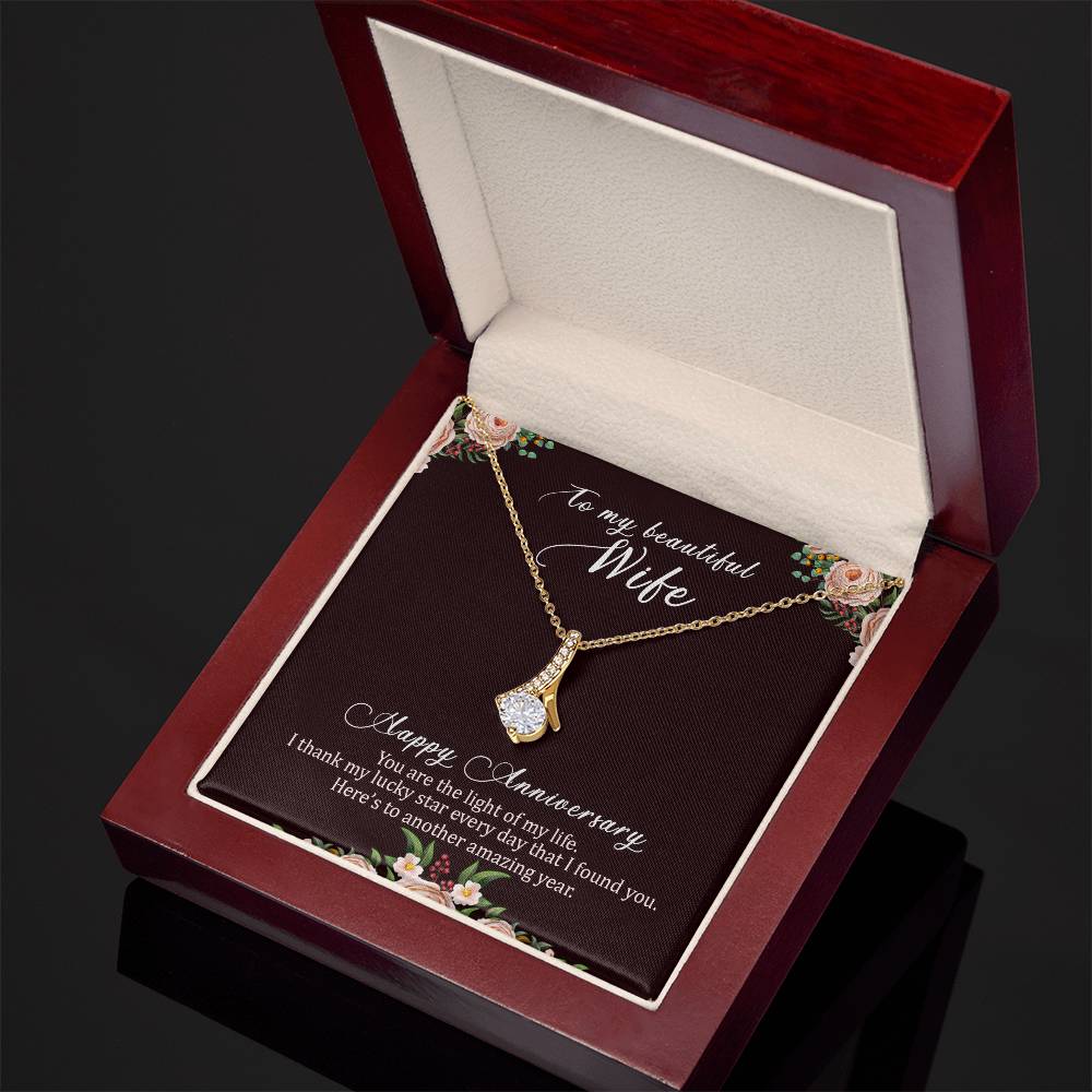 To My Wife - Anniversary Gift - Alluring Beauty Necklace