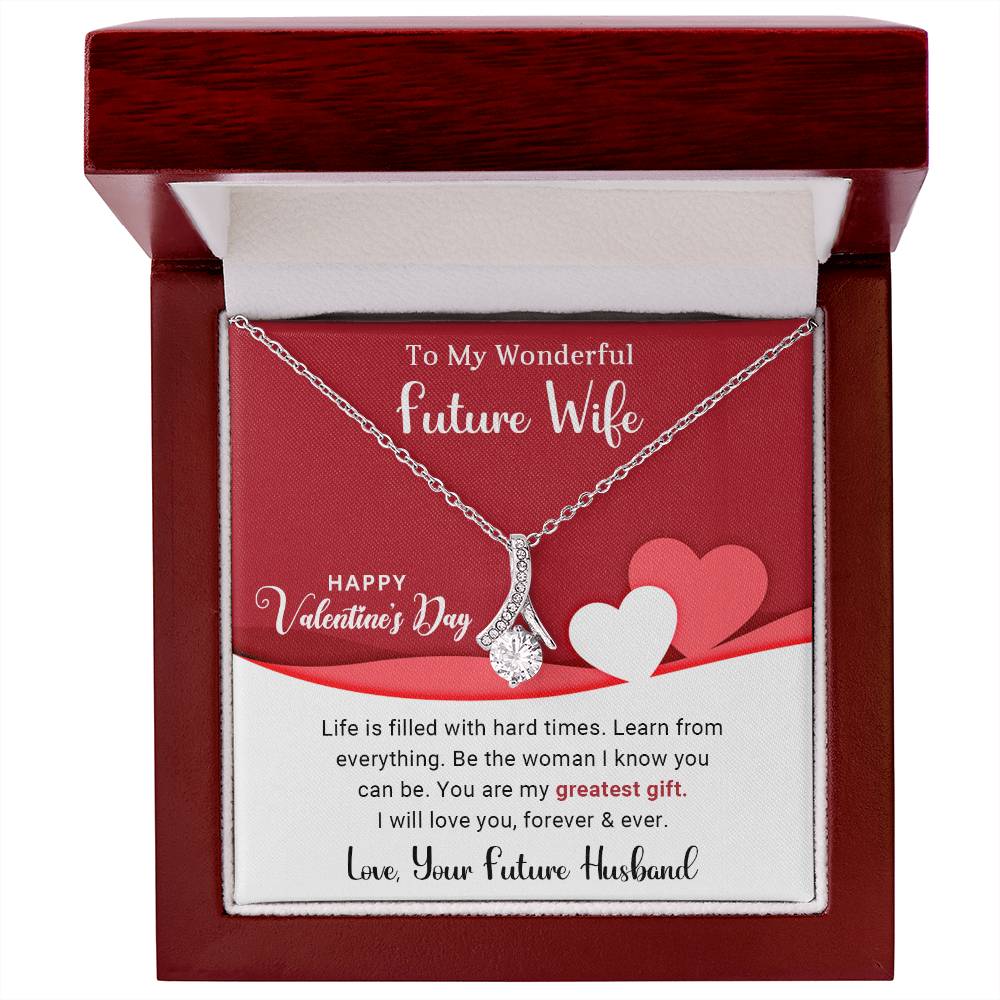 To My Future Wife - Valentine's Day Gift - Alluring Beauty Necklace