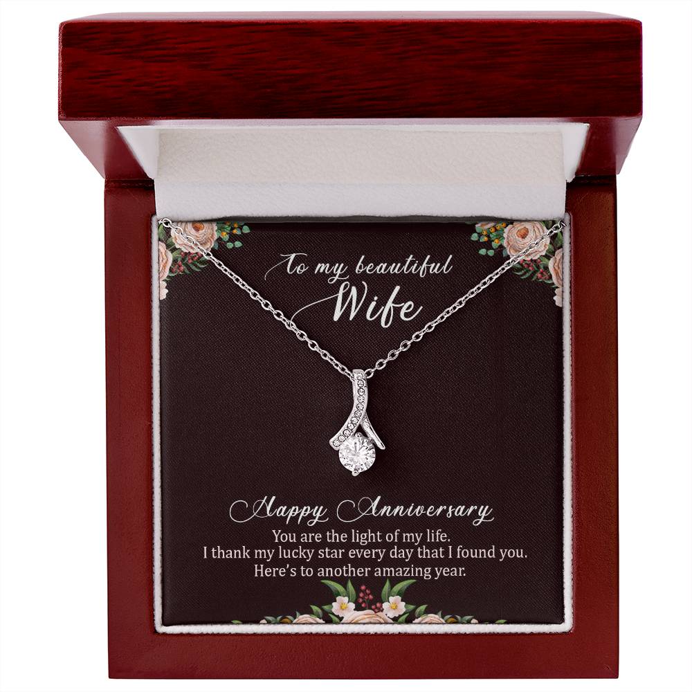 To My Wife - Anniversary Gift - Alluring Beauty Necklace