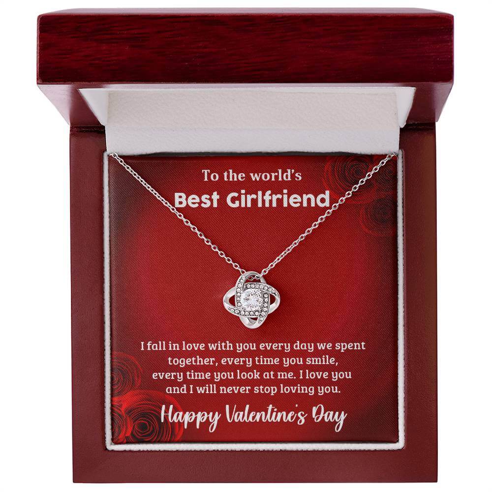 Girlfriend - Valentine's Day Gift - Love Knot Necklace