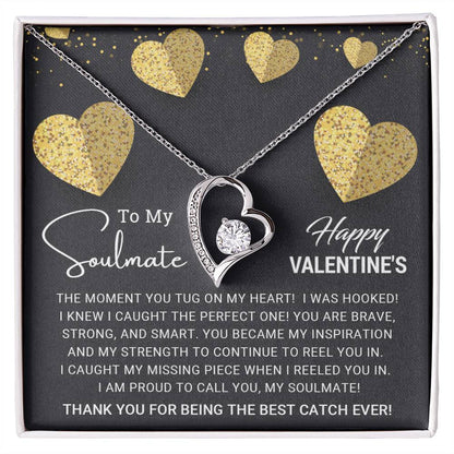 To My Soulmate - Valentine's Day Gift - Forever Love Necklace